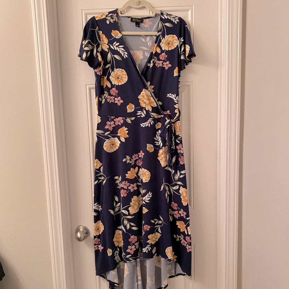 BCX faux wrap dress